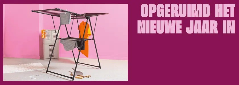 Opgeruimd het nieuwe jaar in