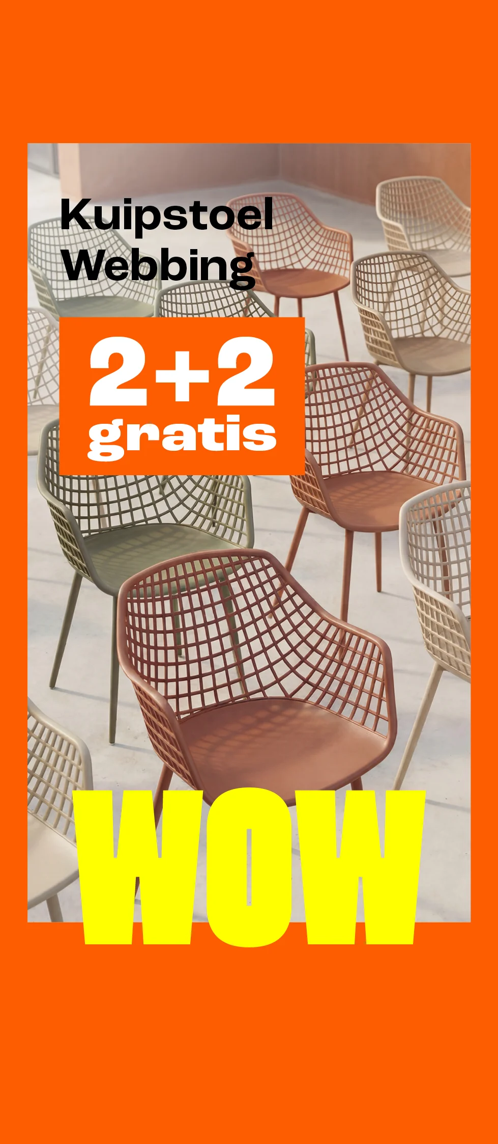 Product tile banner - Webbing 2+2 gratis - Week 22/23 - NL
