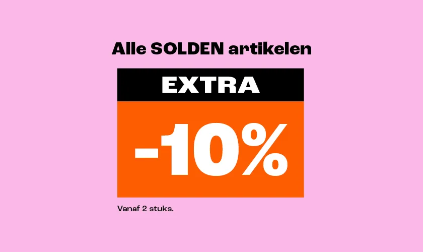 10% extra korting op solden