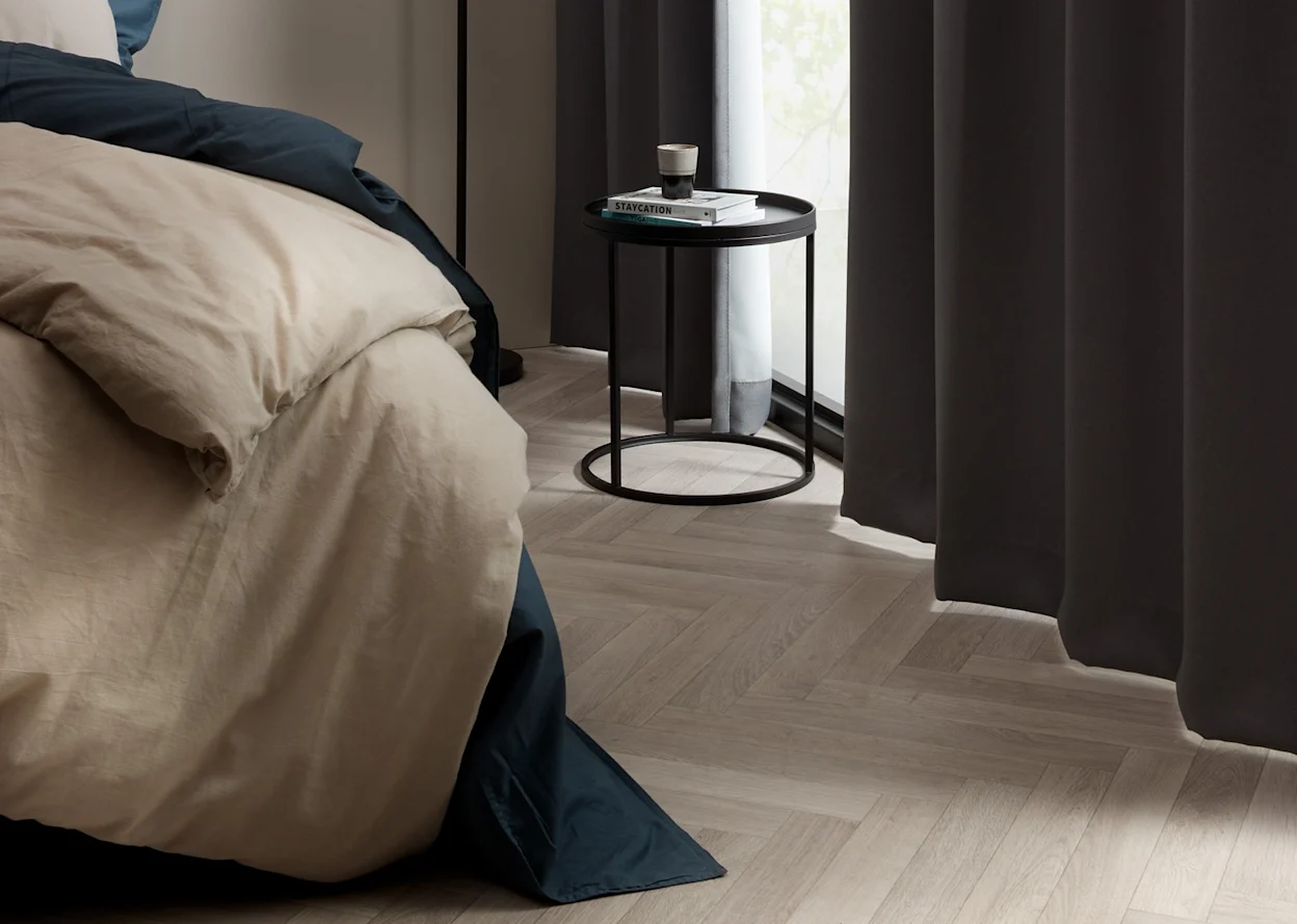 Vinyl vloer in de slaapkamer
