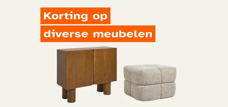 Korting op diverse meubelen