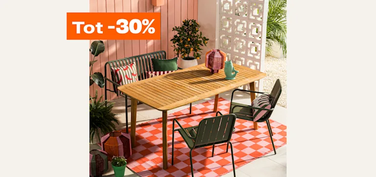 Cardlist - Tot 20% korting op tuintafel Fabro - Week 24/26 - NL/BE