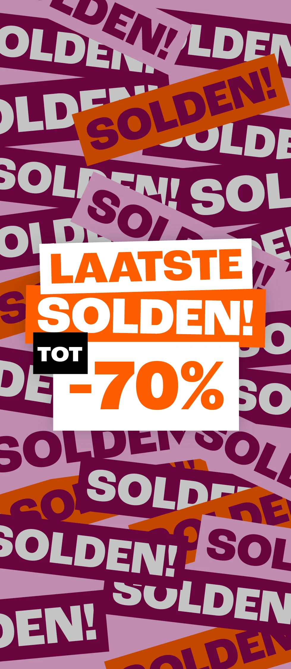 Product tile - solden laatste kans - BE