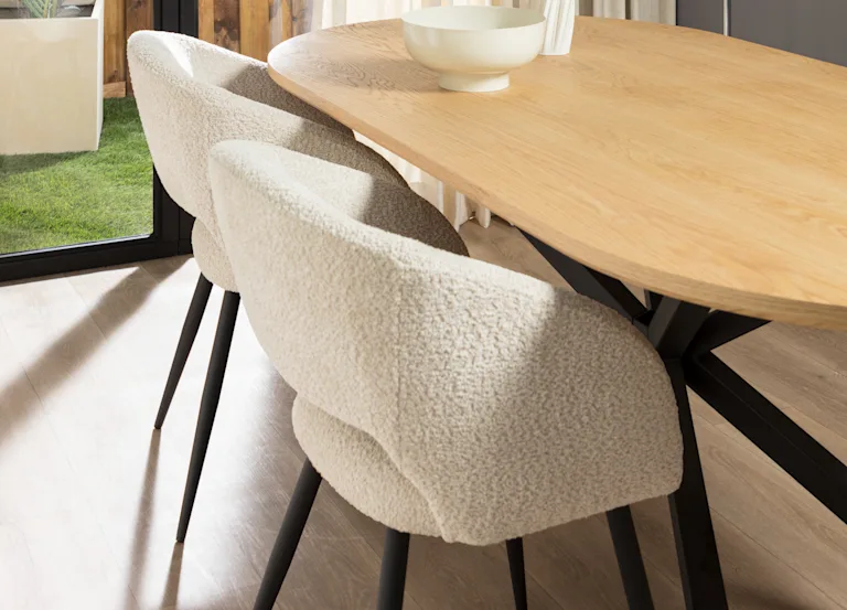 Witte eetkamerstoelen