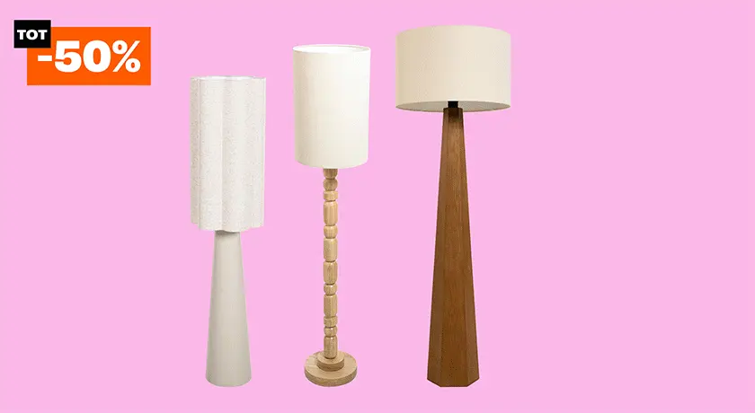 Tot 50% korting op selectie lampen