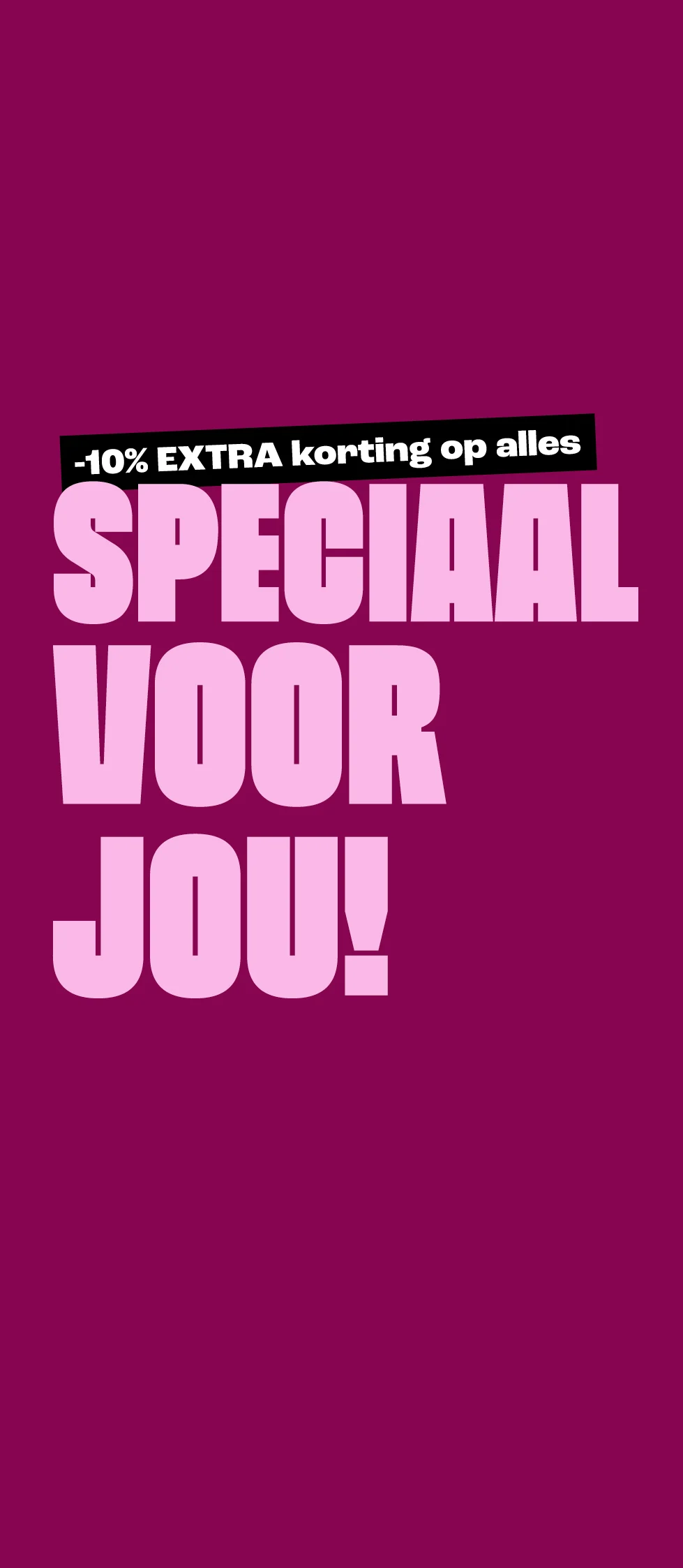 -10% korting banner - 11 november 2025