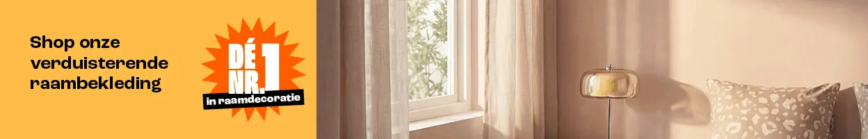 Verduisterende raamdecoratie