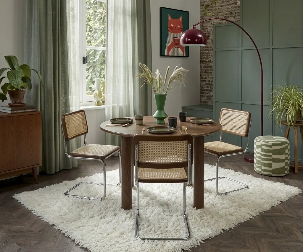 Retro keuken en eettafel inspiratie