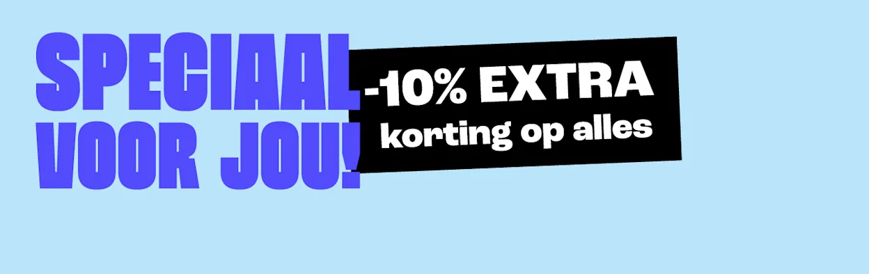 10% extra korting op alles! 