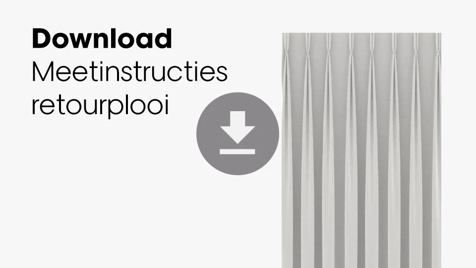 Download meetinstructies retourplooi