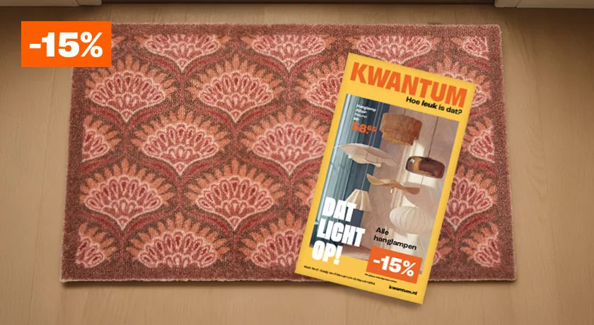 15% korting op alle deurmatten en lopers