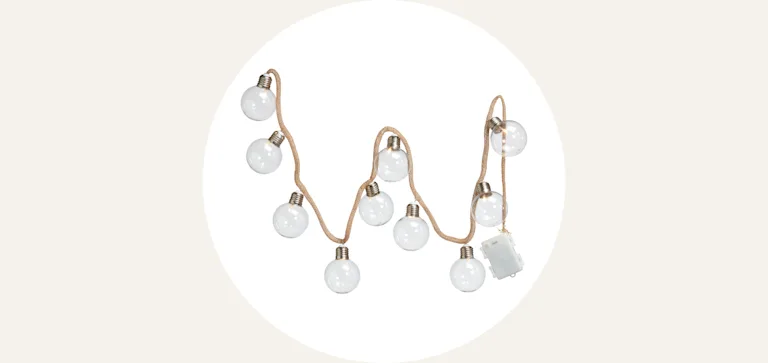 Lichtsnoer tuin glazen bollen