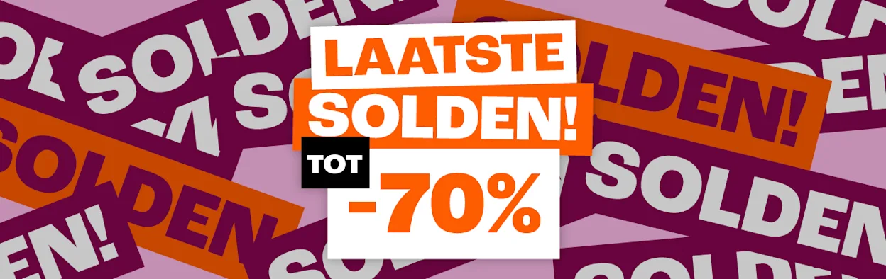 Laatste kans: SOLDEN tot 70% korting