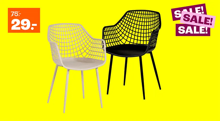 Kuipstoel Webbing van €75,- voor €29,-