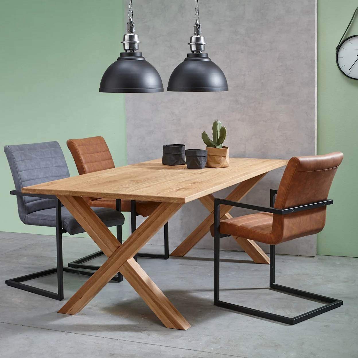 Industriële eetkamerstoelen