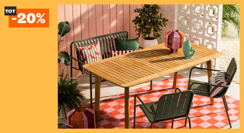 Tuintafel Fabro tot 20% korting