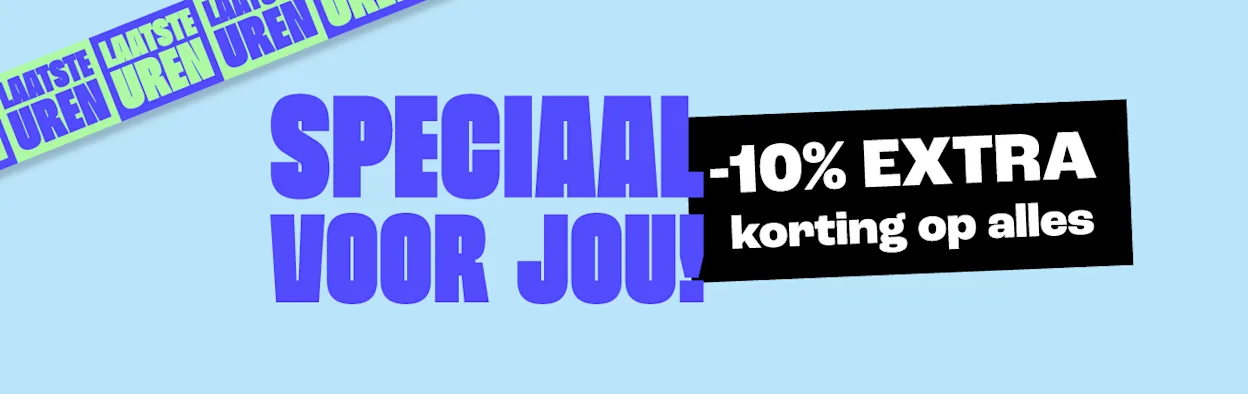 Laatste uren voor 10% extra korting op alles
