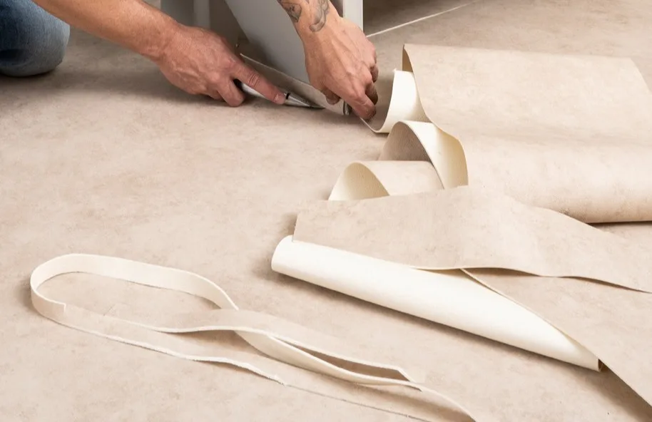 Vinyl vloer zelf inmeten en leggen
