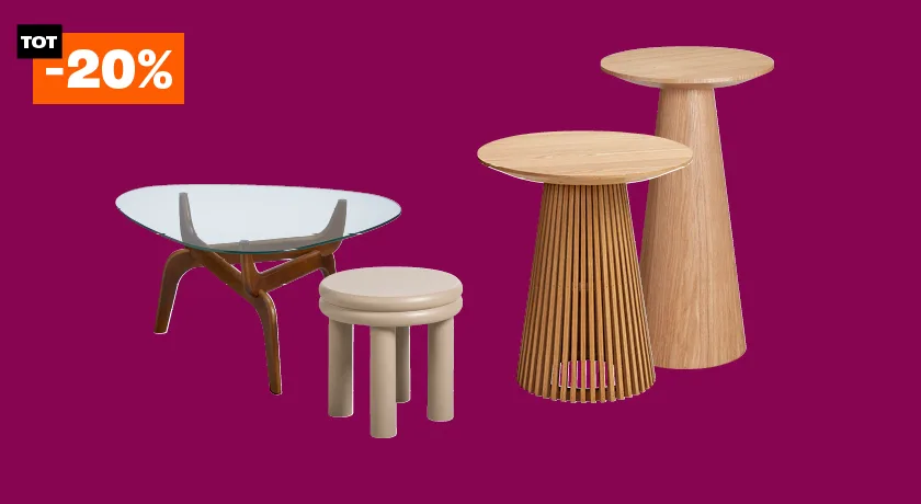 Tot 20% korting op diverse bijzettafels