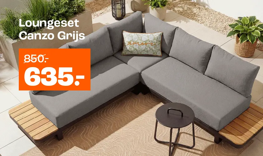 Bekijk alle loungesets die in de aanbieding zijn!