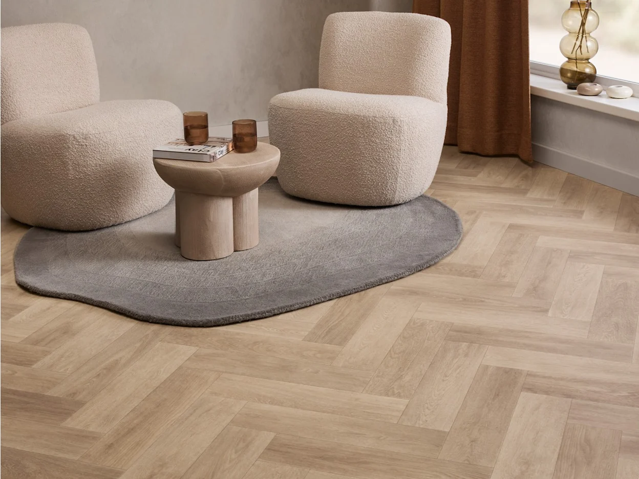 PVC heeft juist een moderne, rustige uitstraling met een matte afwerking