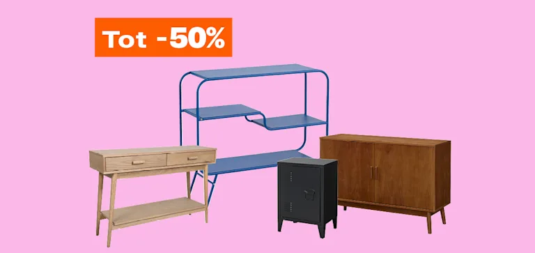 Tot 50% korting op diverse kasten