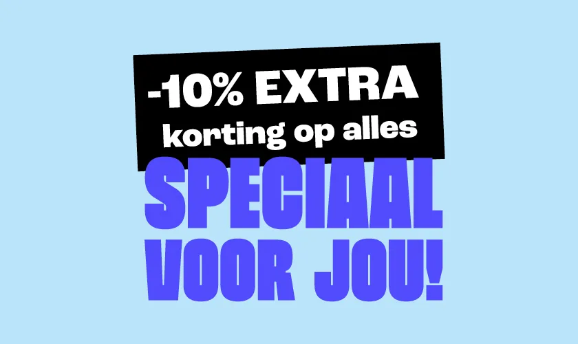 10% extra korting op alles!