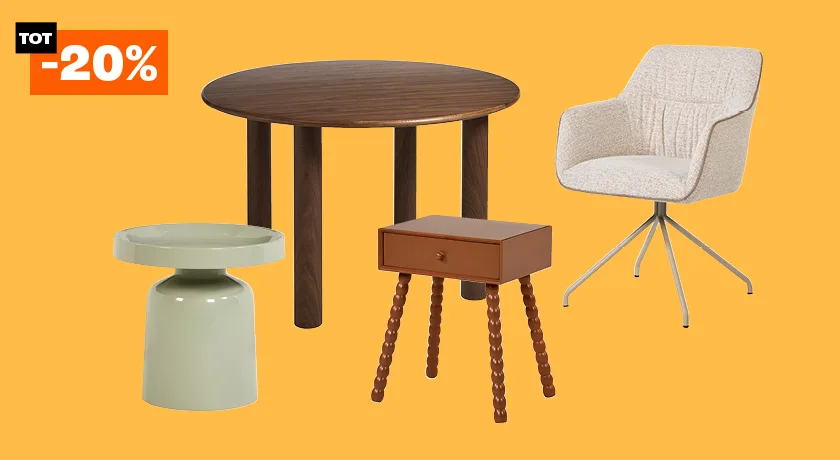 Tot 20% korting op diverse meubelen