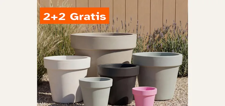 Cardlist - 2+1 gratis op alle bloempotten voor buiten - Week 24/26 - NL/BE
