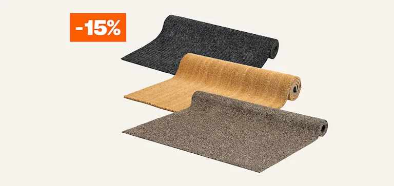 15% korting op alle lopers