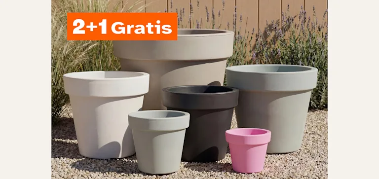 Cardlist - Selectie tuin bloempotten 2+1 gratis week 22/23