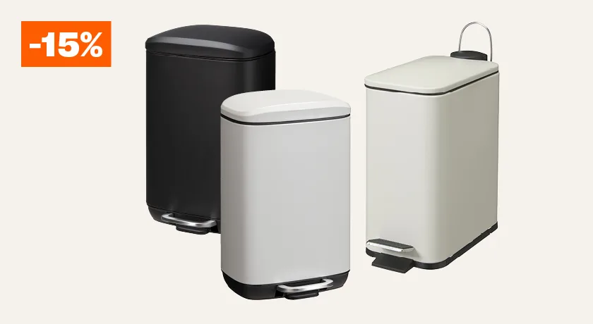 Alle pedaalemmers t/m 20L 15% korting
