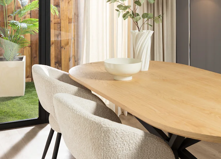 Ovale eetkamertafel Merone