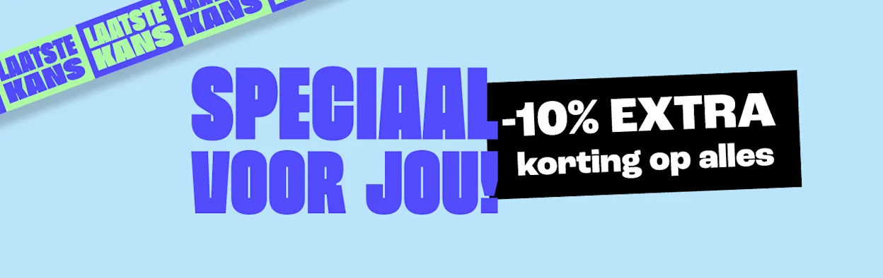 Laatste kans op 10% extra korting op alles