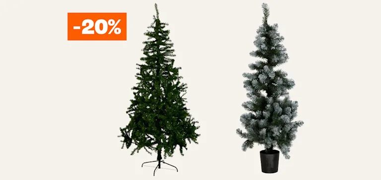 Cardlist - 20% korting op alle kerstbomen