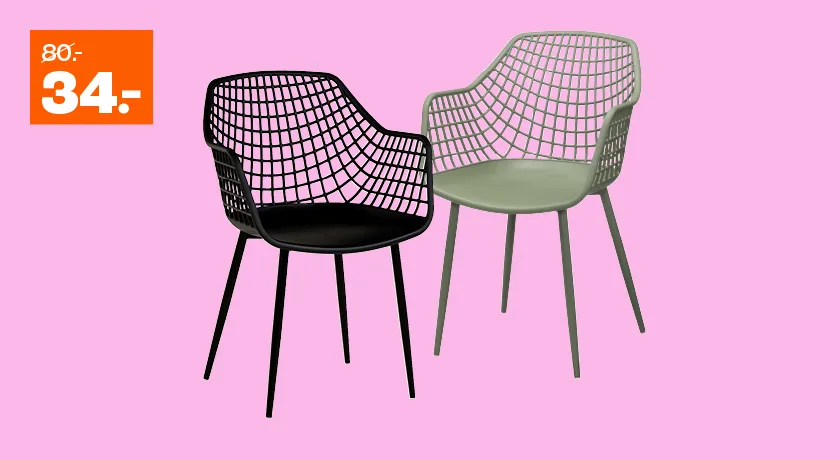 Kuipstoel Webbing van €80,- voor €34,-