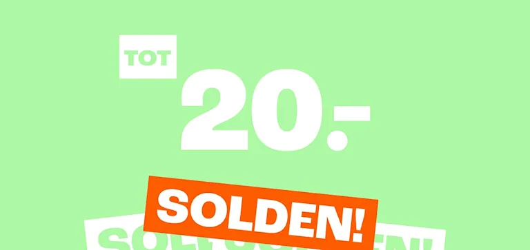 Bekijk alle solden artikelen tot €20,-