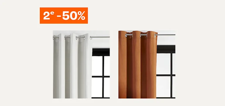 Kant-en-klaar gordijnen Victoria en Frank 2e 50% korting