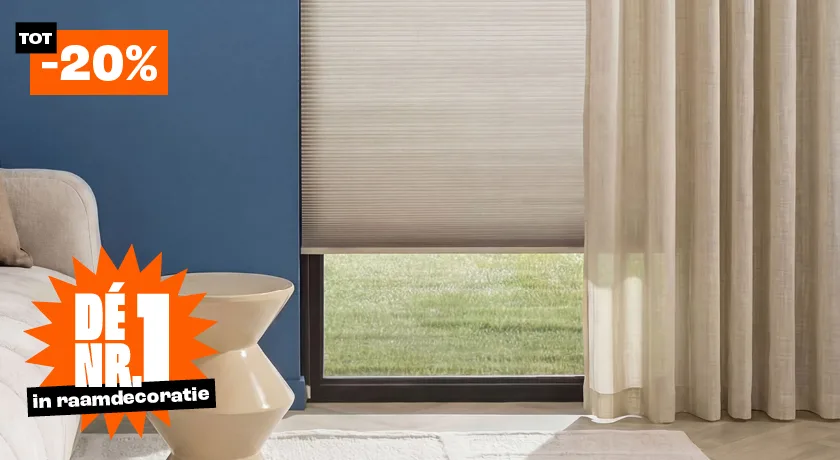 Tot 20% korting op heel veel voor je raam