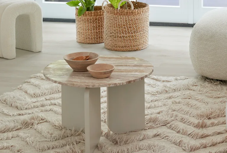 Ronde bijzettafel