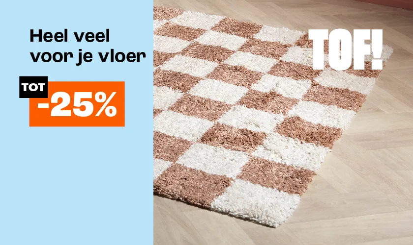 Tot 25% korting op alles voor je vloer