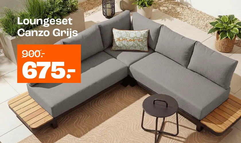 Alle loungesets nu in de aanbieding!
