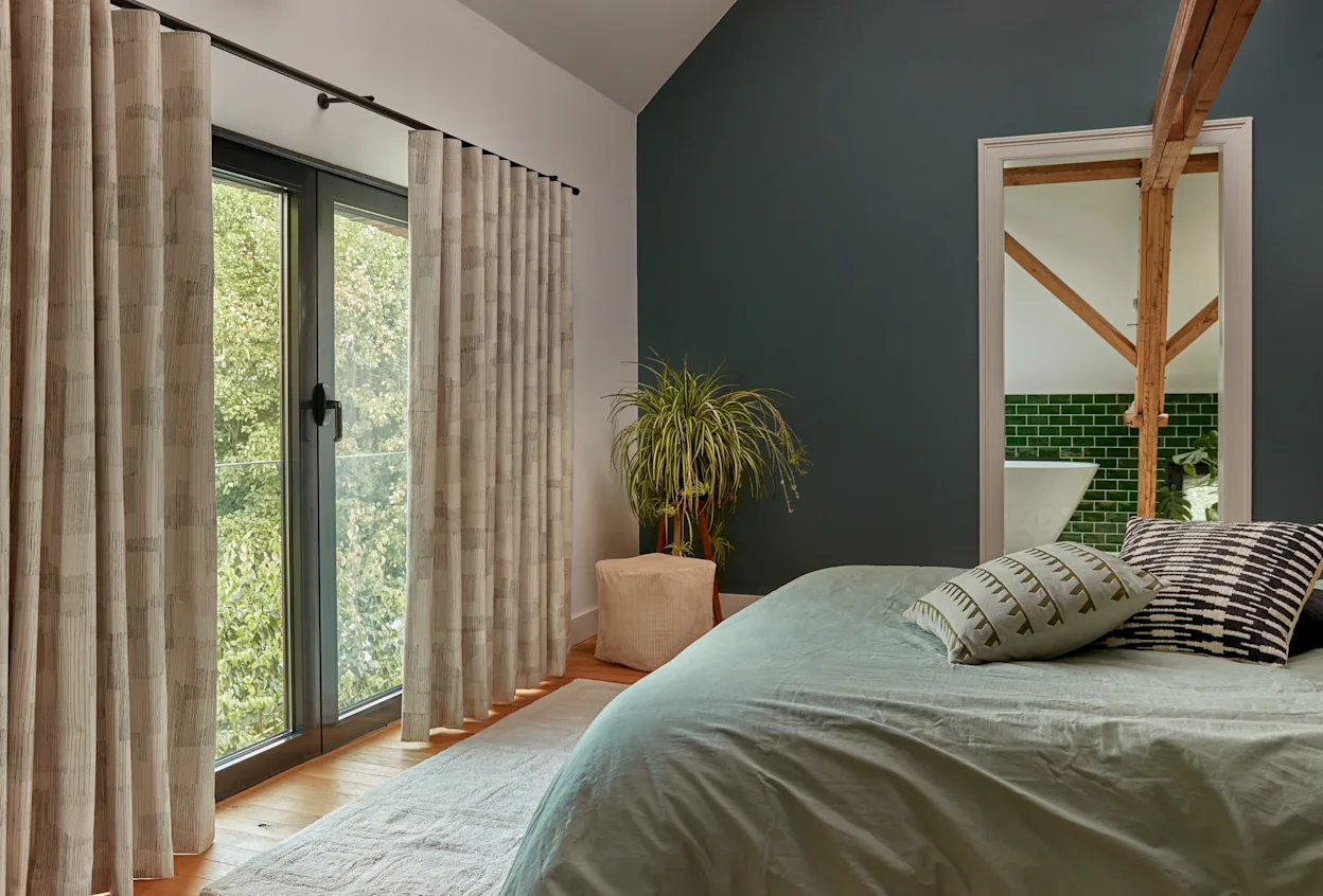 Gordijnen  op maat in de slaapkamer