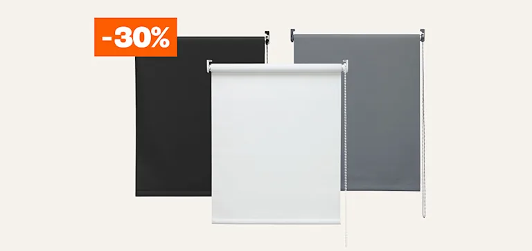 30% op kant-en-klaar rolgordijn Maaike