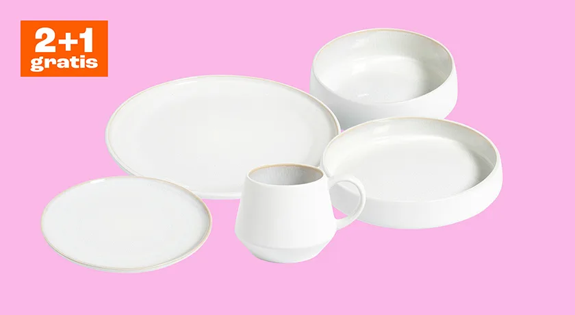 Servies Julian 2+1 gratis