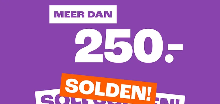 Bekijk alle solden artikelen van meer dan €250,-