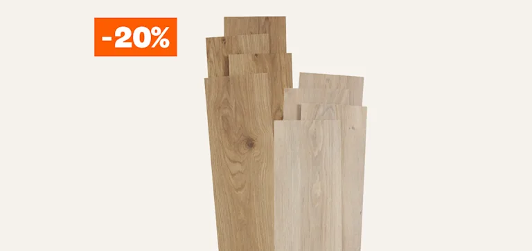 20% korting op divers pvc