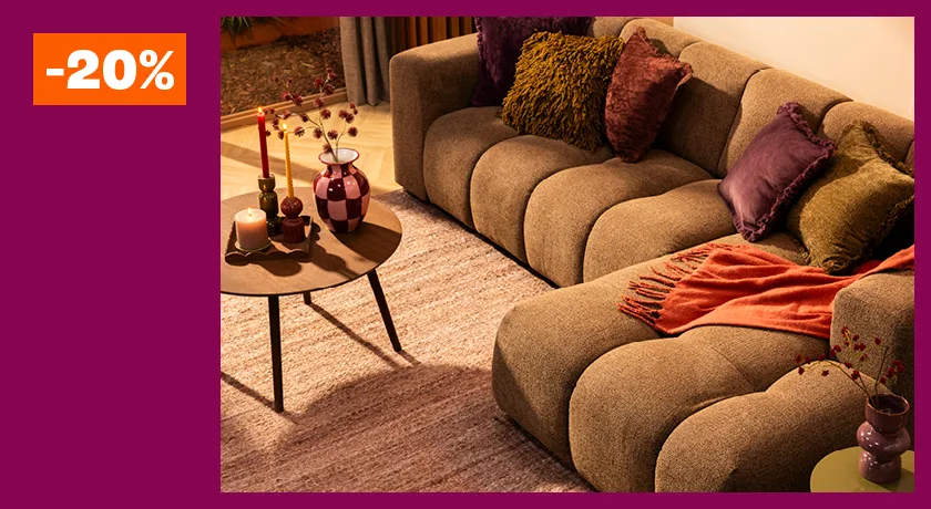 20% korting op alle banken