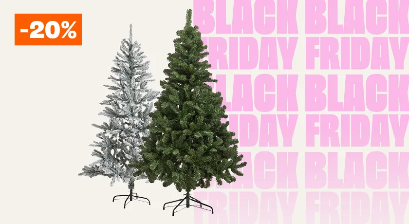 20% korting op alle kerstbomen