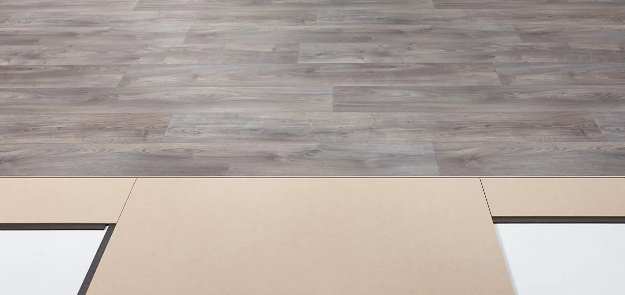 Een ondervloer voor vinyl vloerbedekking